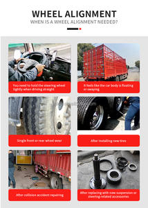 Máquina de alineación de ruedas para gran taller de carrocería automotriz Cámara de uso de alineación de ruedas de camiones - Product Image 5