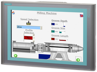 6AV6644-2AB01-2AX0 SIMATIC HMI MP377 Panel de Pantalla Táctil de 15 Pulgadas de Acero Inoxidable para la Industria Alimentaria y Farmacéutica