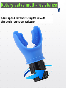 جهاز تنفس يدوي مدمج لدعم الرئة جهاز تعافي لتدريبات التنفس الذكية جهاز تمرين مع التنفس - Product Image 4