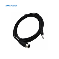 OEM usine Din 7 broches mâle à 3.5mm 1/8 pouces mâle câble Audio stéréo MIDI 7 broches à 3.5mm câble AUX