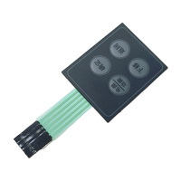 Claviers de télécommande étanches en caoutchouc/silicone à membrane dôme, panneau de commutation avec adhésif 3M467/468MP et rétroéclairage LED
