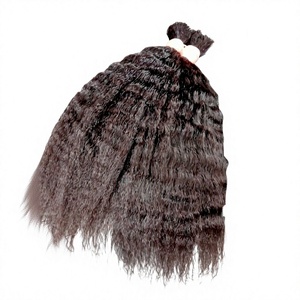 Extensions de cheveux humains bouclés afro crépus 100 % vierges non traités - Product Image 1