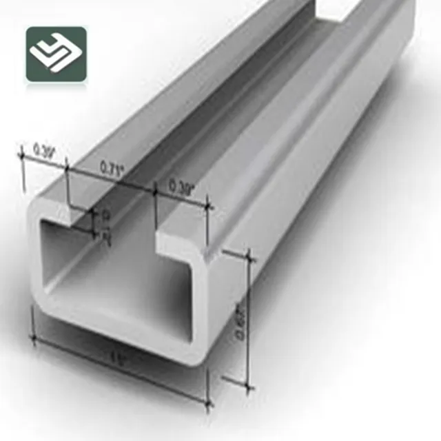 6063 Geanodiseerd Aluminium Extrusie Fabrikant Custom Ontworpen Aluminium C Profiel