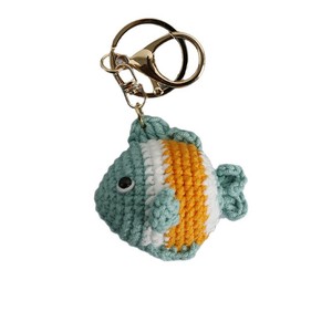 Nuevo colgante de <span class=keywords><strong>pez</strong></span> marino hecho a mano con ganchillo, llavero pequeño y colorido, <span class=keywords><strong>payaso</strong></span> - Product Image 5