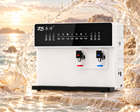Distributeur d'eau sans réservoir, purificateur d'eau chaude et froide, système RO à 5 étapes de filtration, auto-nettoyant, arrêt automatique pour la maison