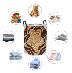 Personnalisé n'importe quel logo éthiopien Mesob Panier Paniers à vêtements Ajoutez votre nom <span class=keywords><strong>Photo</strong></span> Texte Paniers à vêtements sales - Product Image 2