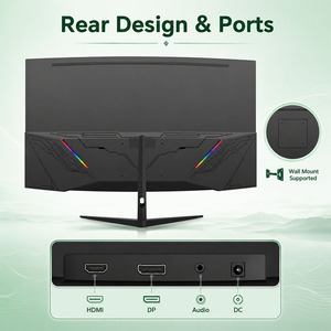 Monitor de Juegos Curvo Personalizado de 32 Pulgadas, Panel IPS de 1080p, 240Hz, Tiempo de Respuesta de 1ms, Uso de Escritorio, Puerto DP, Pantalla LCD Profesional - Product Image 5