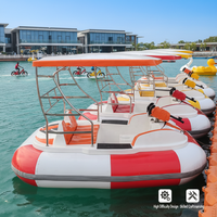 Bateau tamponneur Meierya pour 4 personnes, bateau électrique télécommandé pour enfants, durable, multifonctionnel, écologique, pour la navigation aquatique