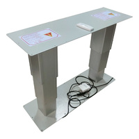 Base de table élévatrice électrique à double tube réglable en hauteur pour salle à manger cuisine salle de bain moderne pour bateau marine caravane RV Tatami