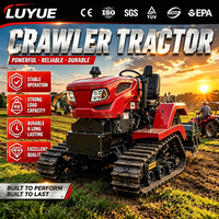 Traktor Beroda yang Diproduksi di Tiongkok Cocok untuk Produksi Pertanian dan Dapat Dilengkapi dengan Mesin Lainnya.