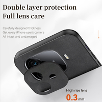 Pour IQOO Z9X Z9 Z7 Z6 Z5 Z3 Z1X U5 Neo 8 7 6 5 5S 5SE 3 11 12 13 Pro Coque Arrière Antichoc en Cuir Personnalisée