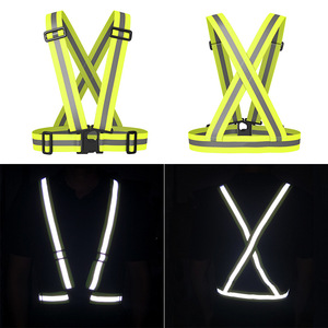 Cinturón Reflectante para Camping al Aire Libre, Equipo Reflectante para Correr, Cinturón <span class=keywords><strong>de</strong></span> Seguridad <span class=keywords><strong>de</strong></span> Alta Visibilidad, Chaqueta Reflectante, Herramienta <span class=keywords><strong>de</strong></span> Jardín Ajustable - Product Image 4