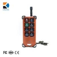 Télécommande de grue sans fil F21-6S Telecrane à 6 boutons, simple vitesse, étanche, en plastique, avec fréquence 433 MHz et portée de 100 m