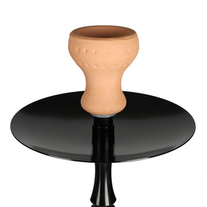 Shisha hookah, nouveau modèle avec boîte cadeau, grande taille, base en verre, avec chargeur, tuyau noir, pour shisha hookah, 4 pièces - Product Image 2