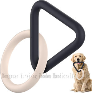Jouet anneau à mâcher en bois pour <span class=keywords><strong>chien</strong></span>, jouets pour animaux de compagnie pour mâcheurs agressifs - Product Image 3