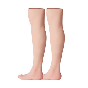 Cubrepiernas de silicona realista para disimular cicatrices por encima de la rodilla, ideal para después de cirugía, fiestas de Halloween, travestis y bailes de máscaras. - Product Image 3