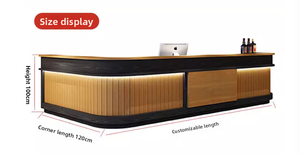 Konter Bar gaya Industrial antik, stasiun Checkout industri pedesaan untuk desain toko furnitur Bar Retro - Product Image 6