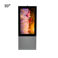 Vente flash : Écran tactile vertical LCD 50 pouces, panneau d'affichage publicitaire LED Full HD, machine publicitaire à vendre