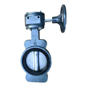 PTFE/VITON valvola a farfalla con aletta a ingranaggi completamente rivestita per industrie chimiche farmaceutiche a prova di corrosione resistente alle bolle - Product Image 2