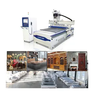 Multifunctionele Goede Kwaliteit Cnc Router Machine CK-1325-T Reclame Pvc Mdf Snijden Cnc Hout Router