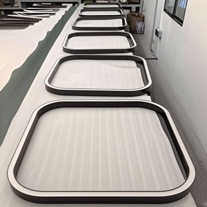 Lámpara Colgante LED Moderna para Interiores, Lámpara Colgante LED Cuadrada con Esquinas Redondeadas, Luz Lineal LED para Decoración de Oficina, Sala de Estar y Restaurante - Product Image 2