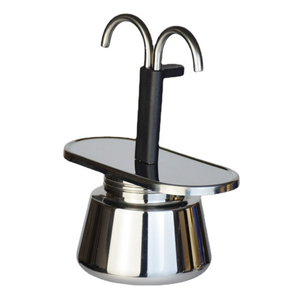 Venta caliente de acero inoxidable <span class=keywords><strong>Mini</strong></span> <span class=keywords><strong>Moka</strong></span> un tubo doble/Espresso Pot Home - Product Image 2