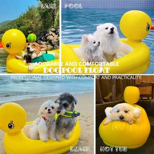 Flotador Inflable de PVC para Mascotas con Forma de Pato Amarillo - Estándares de la UE y EE. UU. - Product Image 2