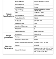 Scanner de portraits professionnel Matrix avec 60 caméras liées en réseau, capture d'images 480 mégapixels, prototypage automatique, nouveauté