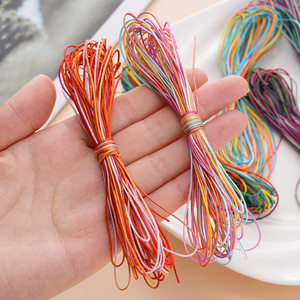Nylon Gradient Variegated <b>Thread</b> Colored Jewelry Rope DIY Bracelet Making Supplies Small Size <b>Beading</b> Material - Product Image 4
