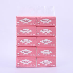 OEM/ODM Queenkale 100% Virgin Wood Pulp Home Use Facial <b>Tissues</b> Custom Logo 2/3/4-Ply <b>Tissues</b> - Product Image 5