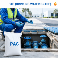 Poudre de coagulant PAC (Polyaluminium Chloride) pour l'alimentation en eau des villages
