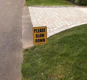 Weatherproof UV Protected 18x24 <b>Custom</b> Text & Pattern Yard Signs with H-Stand for Education & Schools School Enrollment Signs - Product Image 3