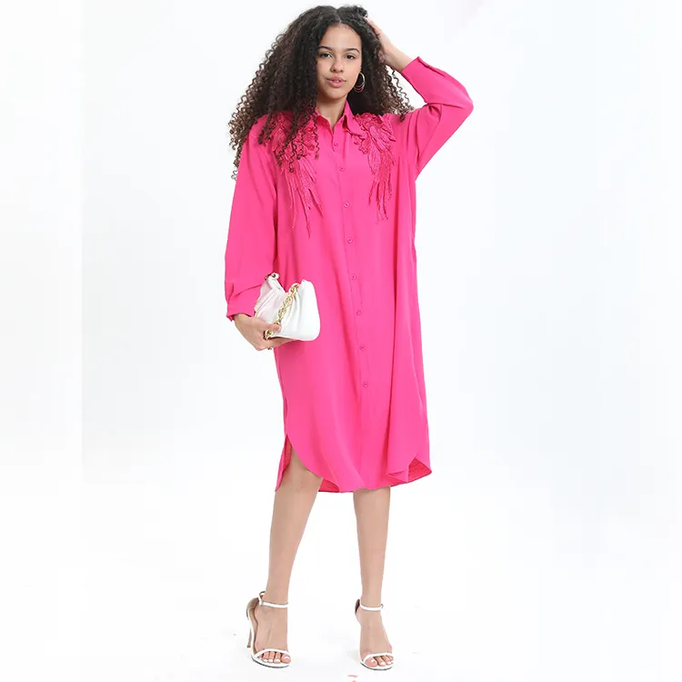 Thời Trang Phong Cách Phụ Nữ Thanh Lịch Lỏng Kích Thước Lớn Maxi Dress Cotton Giản Dị Linen Maxi Dress