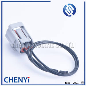 2 Pin steker lampu kabut tahan air otomatis Mazda RX7 FD Seri CAS Sensor konektor 6195-0006 6195-0003 dengan 15cm 18AWG - Product Image 2