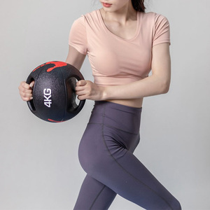 Ballon lesté à double poignée pour entraînement personnel, équilibre, force, <span class=keywords><strong>énergie</strong></span> et équipement <span class=keywords><strong>de</strong></span> fitness - Product Image 3
