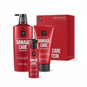 Set per la Cura dei Capelli con Cheratina Mise-en-scene in Offerta: Shampoo Proteico Rosso 680ml, Trattamento 330ml, Essenza per Capelli 140ml, Trio per Capelli Danneggiati - Product Image 1