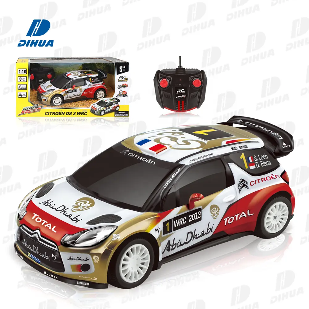 2.4G 1/16 scale Citroen DS 3 WRC All Terrain Radio telecomando giocattolo modello di auto veicolo Hobby elettrico con licenza Rally RC Car