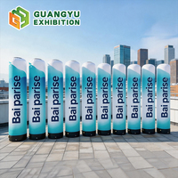 Colonne gonflable portable, imperméable, pour événements, expositions, sports, publicité, décoration, pilier commercial