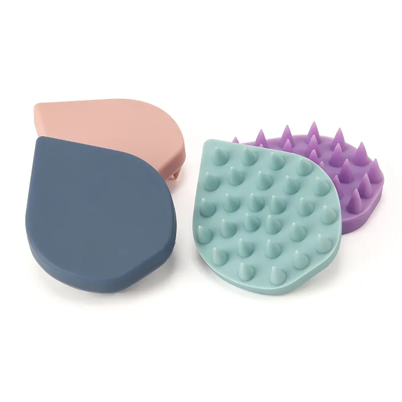 Mềm Da Đầu Scrubber Ướt Và Khô Tóc Dầu Gội Đầu Bàn Chải Tẩy Tế Bào Chết Silicone Da Đầu Massager Bàn Chải Cho Sự Tăng Trưởng Tóc Chăm Sóc Da Đầu