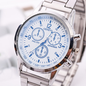 Reloj de Pulsera de Cuarzo para Hombre de Negocios al por Mayor con Espejo de Cristal de Luz Azul de 35 mm y Correa de Aleación Venta a Bajo Precio - Product Image 2