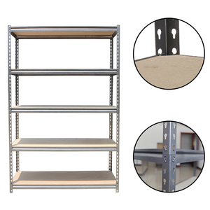 Wholesale 48" W x 24" D x 72" H 5-Shelf Heavy Duty Galvanized Steel Metal Shelving Boltless Stacking Storage Racks