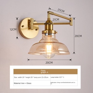 โคมไฟติดผนังคริสตัล K9หรูหราทันสมัย6W ไฟ LED ใช้พลังงานในร่มสไตล์นอร์ดิกสำหรับใช้ในบ้านทางเดินข้างห้องนั่งเล่น - Product Image 2