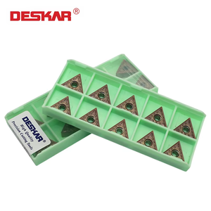 Thép không gỉ <span class=keywords><strong>CNC</strong></span> Lathe lưỡi Carbide chèn OEM độ chính xác cao tnmg160404 160408-jms công cụ tiện lf6118 cho deskar - Product Image 1