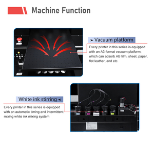 Nhỏ UV Pet phim chuyển máy in 2 trong 1 vàng 30cm A3 xp600 colorsun UV dtf máy in với lá phim cán - Product Image 4