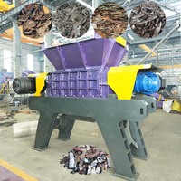 Déchiqueteur de ferraille industrielle pour acier coloré, tuiles en acier, tuyaux en acier, cadres de vélos et de motos, balles de fer minces et déchets métalliques