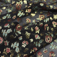 Petite fleur Jacquard soie impression numérique en mousseline de soie robe été cadeau haut femmes Offre Spéciale en gros