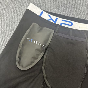 Calzoncillos Boxer Largos Deportivos CELINNE con Estampado Personalizado, Tela Elástica Suave, Ropa Interior Masculina Cómoda con Paquete Refrigerante - Product Image 3