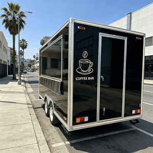 Camion de cuisine mobile entièrement équipé avec équipements de cuisine complets, remorque alimentaire avec fenêtre de service commerciale - Product Image 1