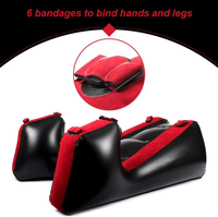 Jouets sexuels, coussin gonflable en forme de cœur, PVC, support pour positions sexuelles en couple, canapé BDSM, vente en gros, jeux sexuels pour adultes SM