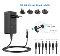 Alimentation à découpage 100-240V vers 12V 5A 60W avec prise murale UE, certifiée GS CE Classe II, pour appareils commerciaux, usine OEM